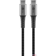 Goobay USB 3.1 C/M - C/M 2m textil kábel