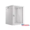 Lanberg WF01-6615-10S 19" 15U SZÉL:600mm MÉLY:600mm MAG:774mm lapraszerelt üvegajtós szürke fali ra
