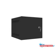 Lanberg WF10-2304-00B 10" 4U SZÉL:280mm MÉLY:310mm MAG:247mm lapraszerelt fémajtós fekete fali rack