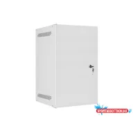 Lanberg WF10-2309-00S 10" 9U SZÉL:280mm MÉLY:310mm MAG:469mm lapraszerelt fémajtós szürke fali rack