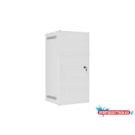 Lanberg WF10-2312-00S 10" 12U SZÉL:280mm MÉLY:310mm MAG:603mm lapraszerelt fémajtós szürke fali rac