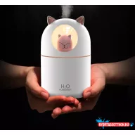Hordozható cicás párásító hangulatfénnyel