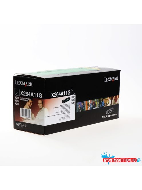 Lexmark X264/X36x Return Toner 3.500 oldal (Eredeti) X264A11G