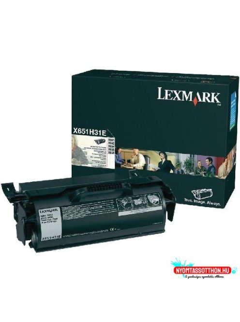 Lexmark X65x Black Print Cartridge High Corporat (Eredeti)