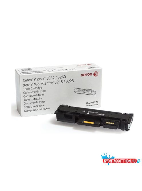 Xerox 3052/3260/3225 toner black ORIGINAL 3K  (106R02778)