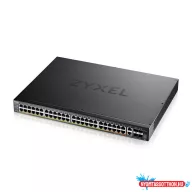   Zyxel XGS2220-54FP-EU0101F 48xGbE PoE LAN 2x10mG RJ45 PoE LAN (960W) 4x10GbE SFP+ port L3 menedzselhető PoE switch