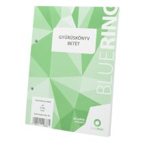 Gyűrűskönyv betét, rovatoltpapír