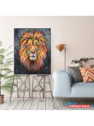 Számos kifestő, 40x50cm, keret nélkül - nagy oroszlán