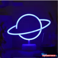 Asztali LED-es neon világítás (bolygó)