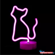 Asztali LED-es neon világítás (cica) x