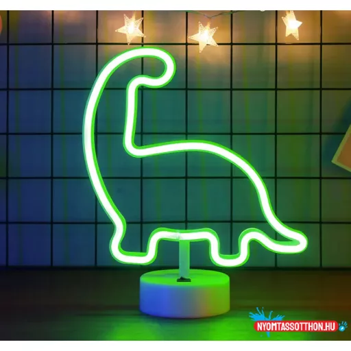 Asztali LED-es neon világítás (dino)