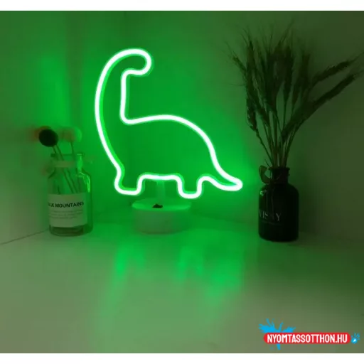 Asztali LED-es neon világítás (dino)