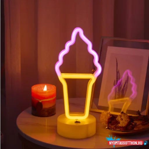 Asztali LED-es neon világítás (fagyi) x