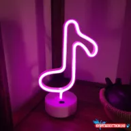 Asztali LED-es neon világítás (hangjegy)