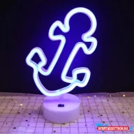 Asztali LED-es neon világítás (vasmacska)
