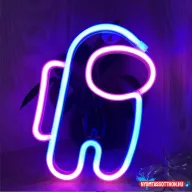 Fali LED-es neon világítás (asztronauta)