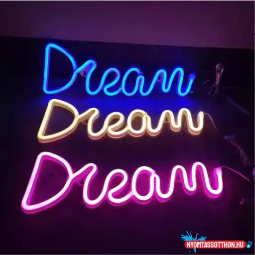 Fali LED-es neon világítás (DREAM) x