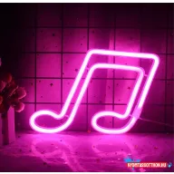Fali LED-es neon világítás (hangjegy)