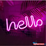 Fali LED-es neon világítás (Hello)