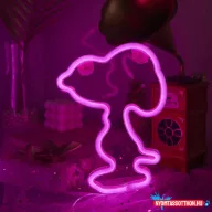 Fali LED-es neon világítás (kutya)