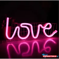 Fali LED-es neon világítás (Love felirat)