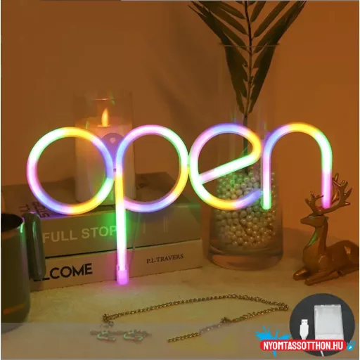 Fali LED-es neon világítás (open)