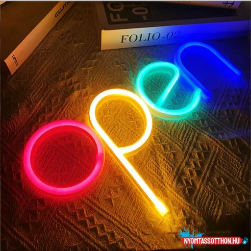 Fali LED-es neon világítás (open)