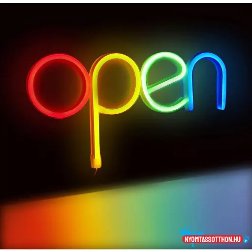 Fali LED-es neon világítás (open)