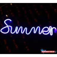 Fali LED-es neon világítás (Summer felirat)