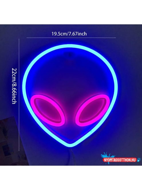 Fali LED-es neon világítás (UFO) x