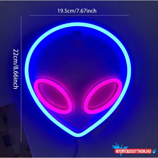 Fali LED-es neon világítás (UFO) x