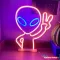 Fali LED-es neon világítás (menő UFO)