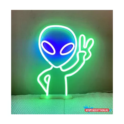 Fali LED-es neon világítás (menő UFO)