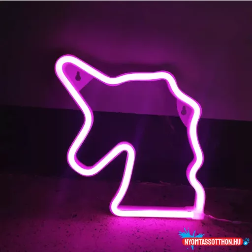 Fali LED-es neon világítás (Unikornis) x