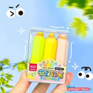 Qihao Ceruza alakú radír szett (6 darabos)