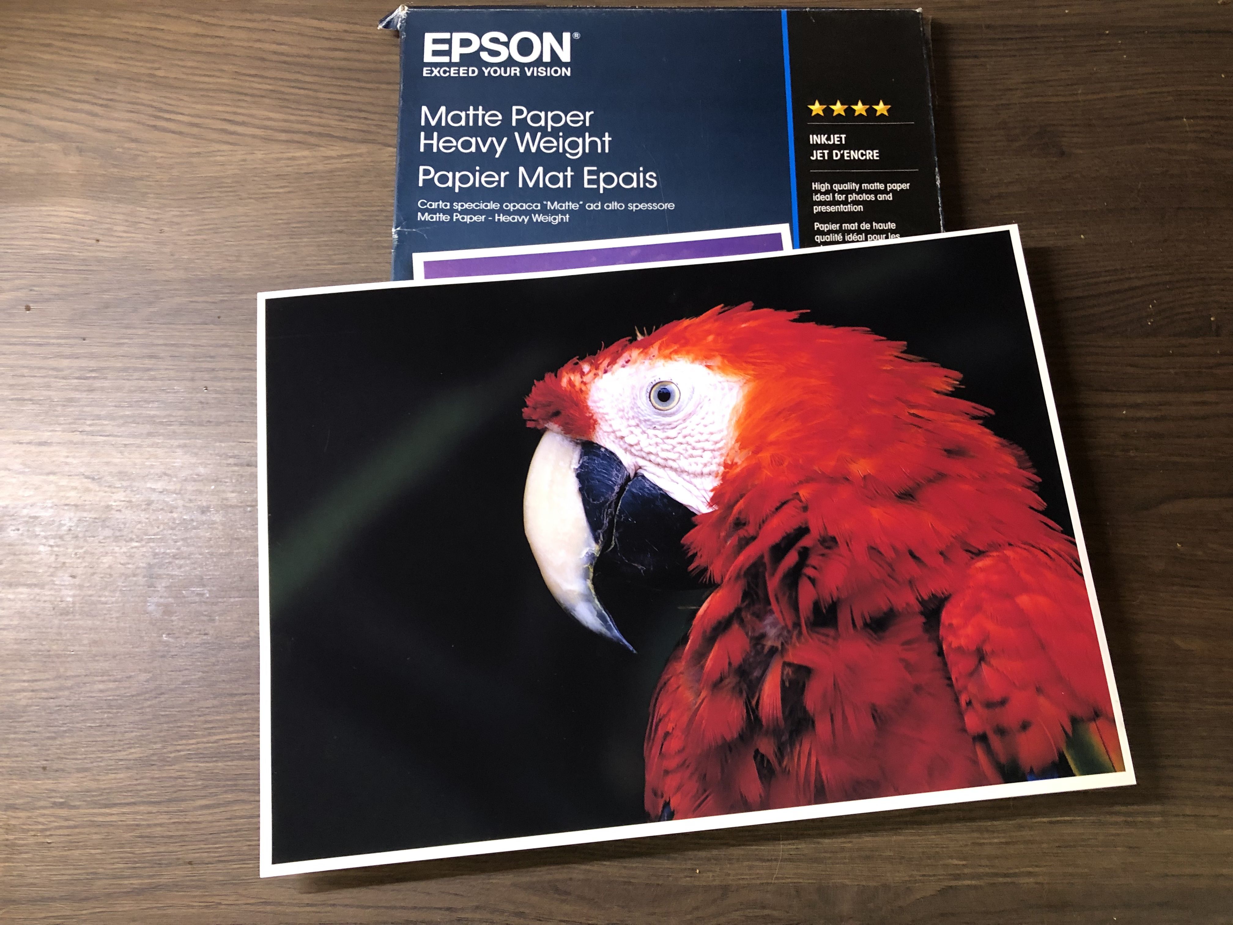 Epson Matte Paper Heavy Weight - A4, 167g/m2 