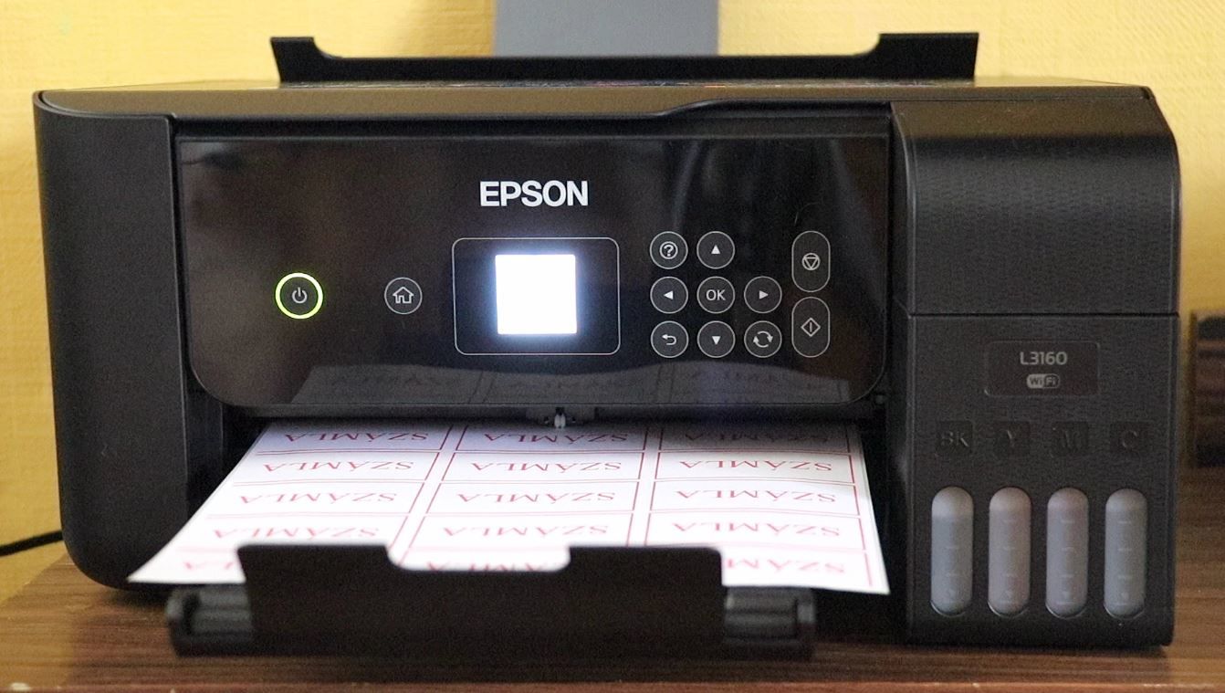 Epson L3160 etikett